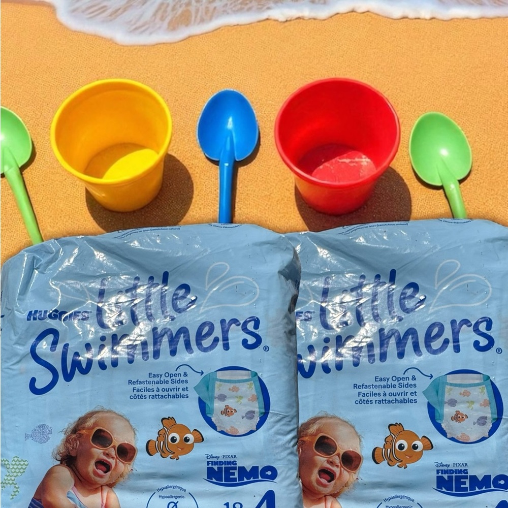 Huggies Little Swimmers Swim Diapers size 4   36ct. (2x18) 24-34lbs